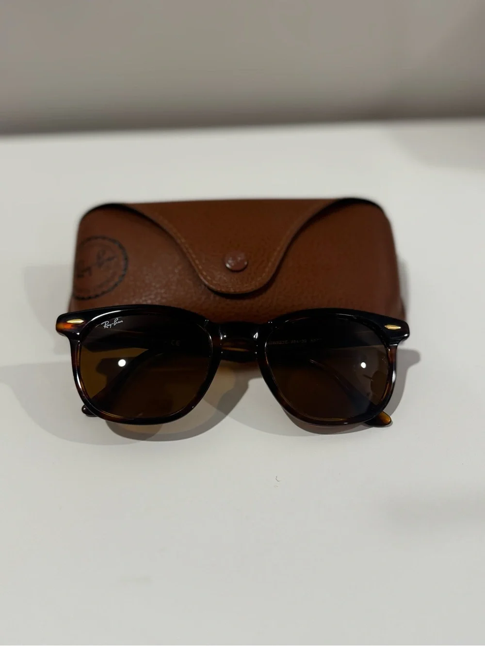 Ray-Ban Brown Tortoiseshell Rounded Sunglasses